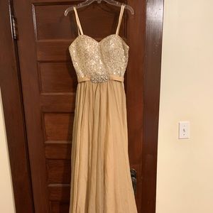 GIGI Gold Prom dress